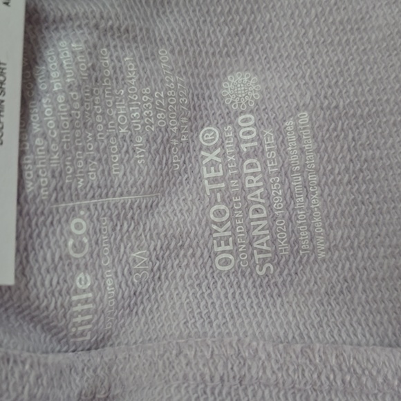 LITTLE CO BY LAUREN CONRAD BRAND BABY GIRL SHORTS TEE-SHIRT BUNDLE SIZE 3 MONTHS - Picture 13 of 16